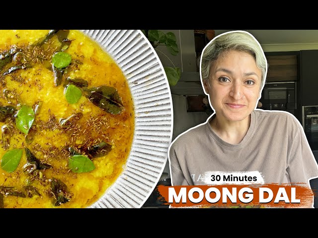30 minute meals - Moong dal - A healthy delicious meal!