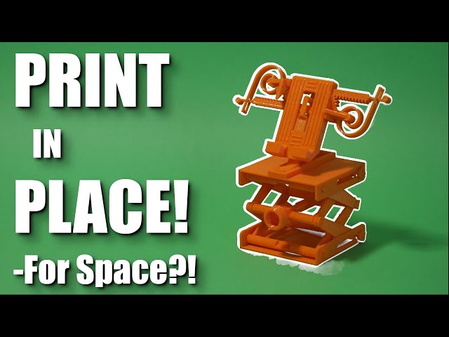 Print In Place Phone Holder!! -Designd for SPACE?!