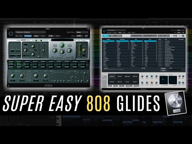 How to make 808 Glides in Logic Pro X (super EASY!)