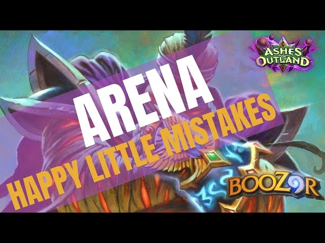 Hearthstone Arena - Happy little mistakes! Warlock vs Paladin