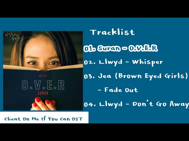 [Full Album] Cheat On Me If You Can OST | 바람피면 죽는다 OST [Part 1~4]
