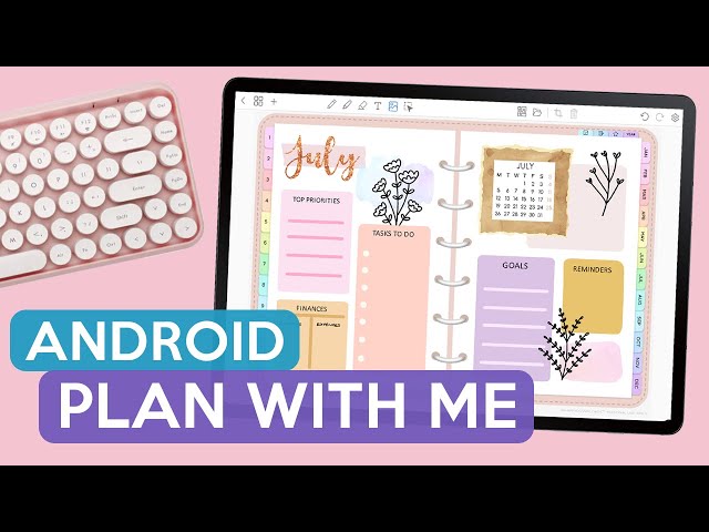 Plan with Me | Digital Planning on Samsung Digital Planner Android