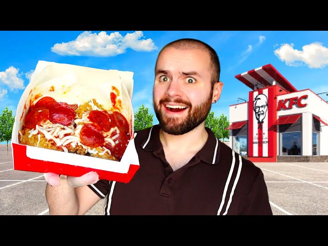 Trying The New KFC Chizza! Honest Review...