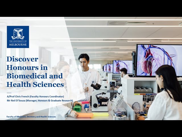 Honours in Biomedical & Health Sciences Information Session