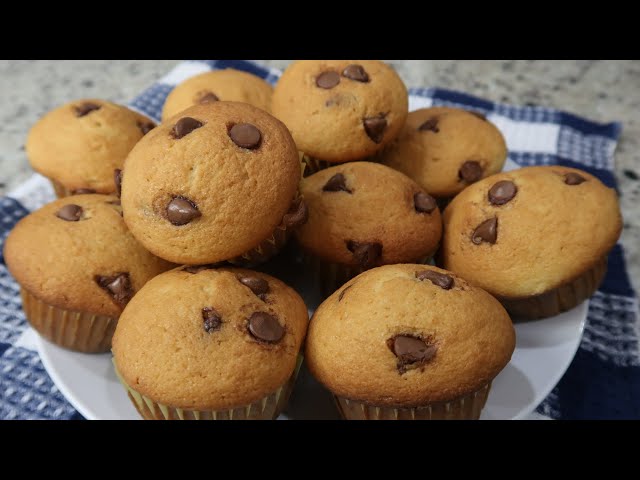 The secret to the best chocolate chip muffins ( So Yummy!)