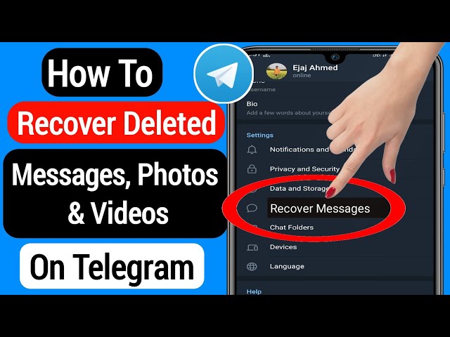 How To Recover Deleted Telegram Message, Chats, Pictures and Videos (Method 2023)