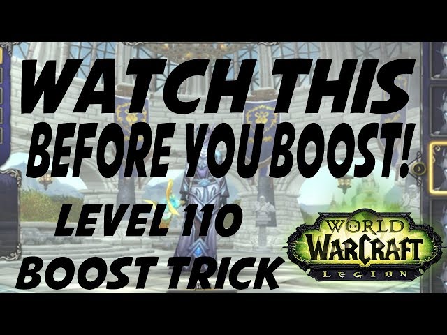 Watch This Before Using Your Level 110 Boost! Battle for Azeroth BFA