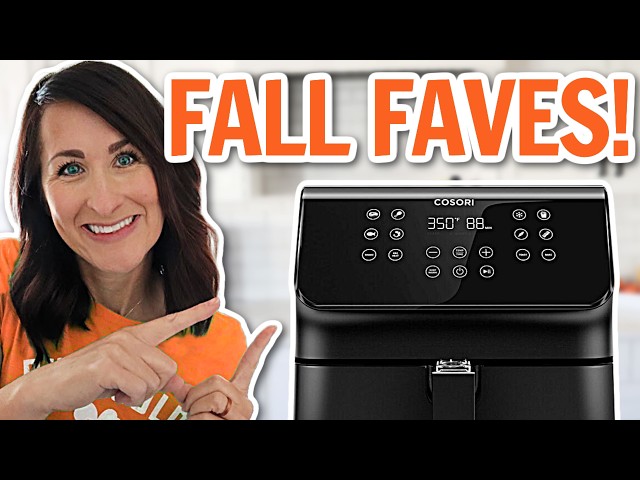 TOP 30 Things I ALWAYS Make in the AIR FRYER in the FALL → The BEST Cozy Fall Air Fryer Recipes