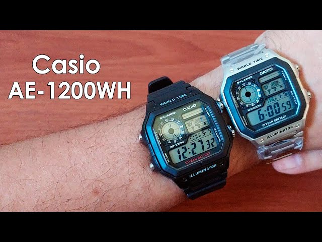 Casio AE-1200WH, popularly known as "Casio Royale" - Unboxing and Specs