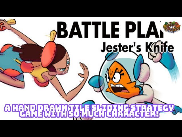 A Hand Drawn Tile Sliding Strategy Game With So Much Character! | Battle Plan: Jester's Knife