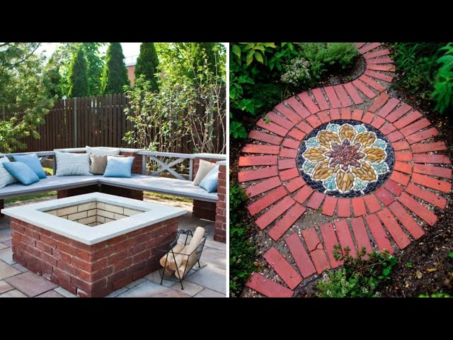 Stunning red brick ideas for your garden! Not perfect, creative yard and landscaping!