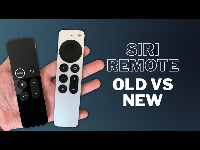 Siri Remote Comparison - Old vs New