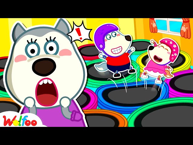Wolfoo Makes DIY Trampoline Park In House! - Funny Stories for Kids | Wolfoo Channel New Episodes