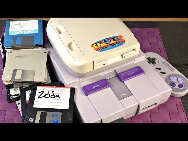 A Super Nintendo (SNES) Floppy drive?! How does it WORK?