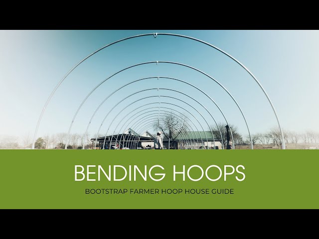 Bending Poles for Hoop Houses