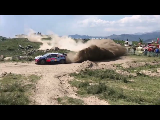 WRC Vodafone Rally de Portugal 2018 | SS-Vieira do Minho | Massive Dust Clouds