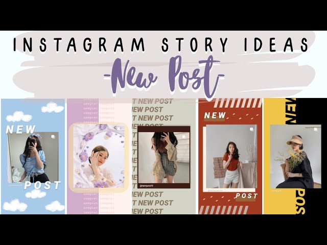 NEW POST / REPOST Instagram Story Ideas | Simple Clean Aesthetic
