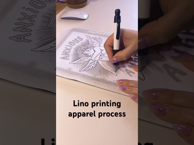 How I Hand Print My Art on T-Shirts!
