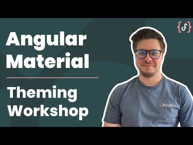 Angular Material Theming - Workshop (Promo, Advanced Level)