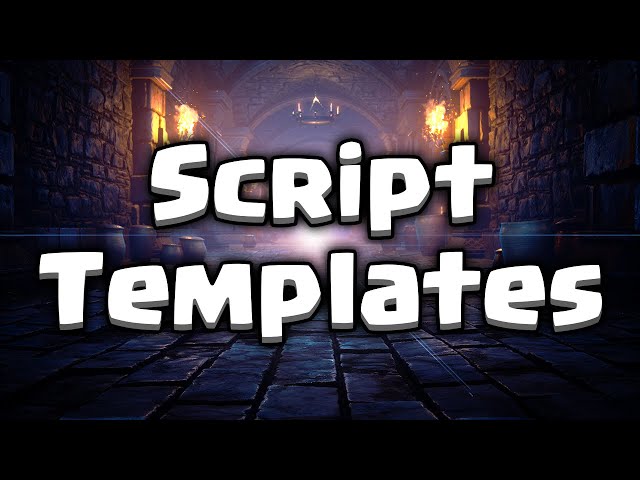 Unity Script Templates - Changing default script content