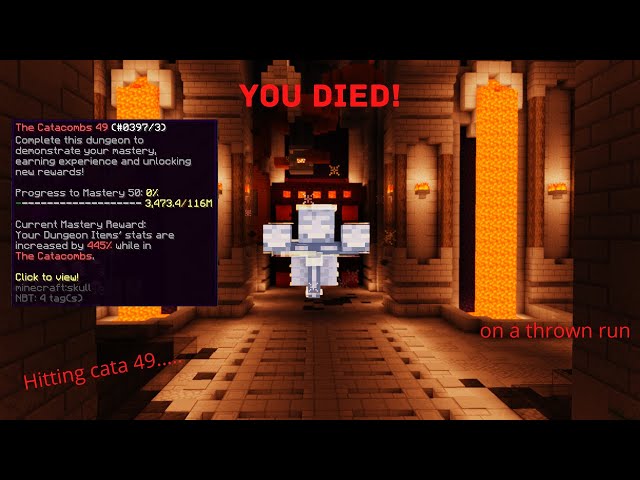 Hitting Catacombs Level 49 on a THROWN M7 | Hypixel Skyblock