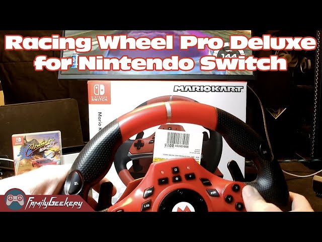 Hori Mario Kart Racing Pro Deluxe Steering Wheel for Switch review (+ Crusin' Blast)