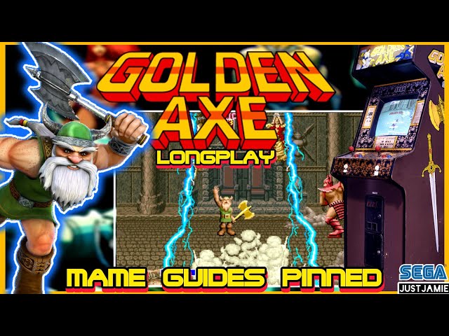 Golden Axe Arcade Game Sega 1989 ☆ Longplay #goldenaxe #arcadegames #mame