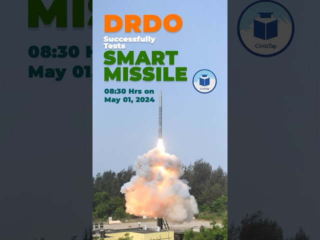 SMART - Supersonic Missile-Assisted Release of Torpedo - DRDO - Current Affairs #civilstap #shorts