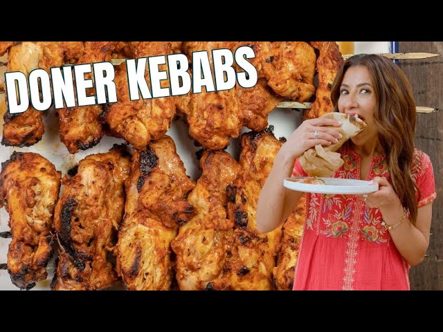 Perfect Homemade Döner Kebob! How to Make Döner Kebab at Home!