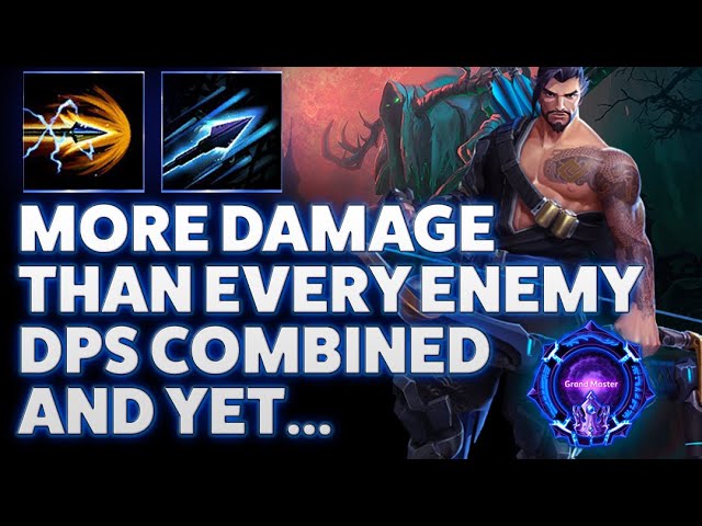 Hanzo Dragon Arrow - MORE DAMAGE THAN EVERY ENEMY DPS COMBINED AND YET... - Grandmaster Storm League