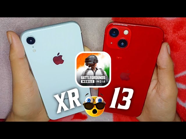 🔥iPhone XR Vs iPhone 13 BGMI Speed + Bullet Test | iPhone XR is Better?
