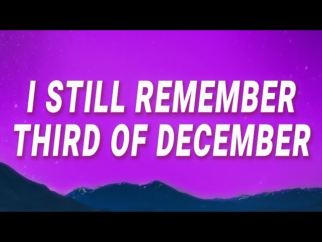 Conan Gray - I still remember third of December (Heather) (Lyrics)