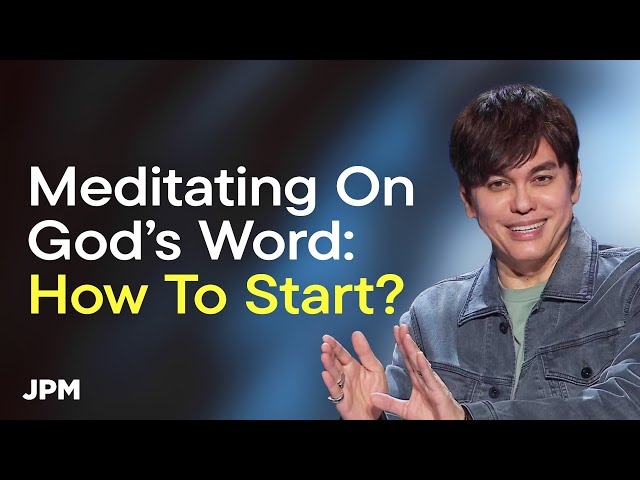 Your Easy Guide To Meditating On God’s Word
