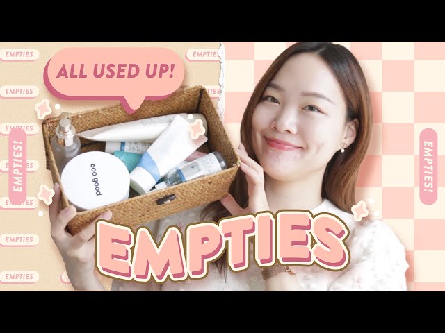 Skincare Products I've Used up!! 바닥까지 싹싹 긁어 써버린 스킨케어 공병템🥰