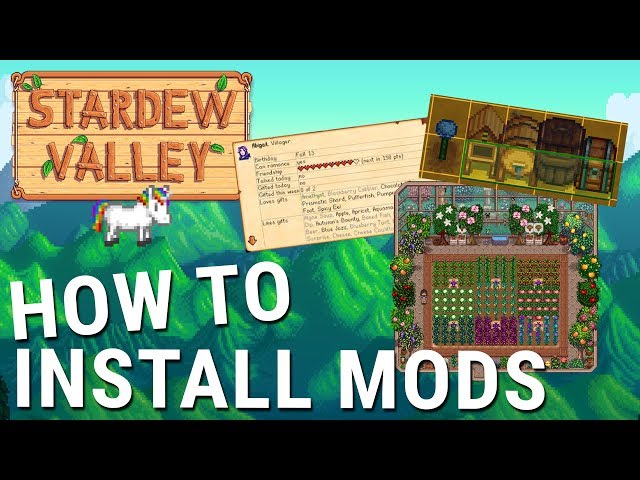 How to Install Mods 2019 | Stardew Valley Tutorial 🌱