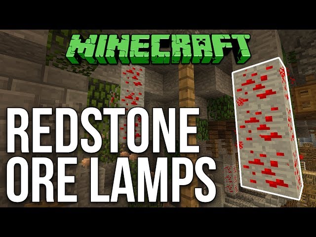 Minecraft: Redstone Ore Lamps (Always Lit) Tutorial