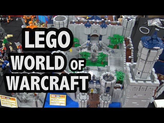 LEGO Stormwind Keep and Ships from World of Warcraft