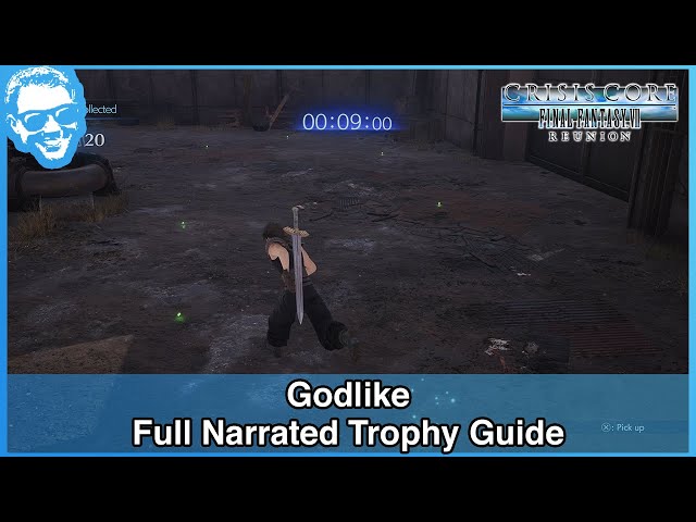 Godlike - Narrated Trophy Guide - Crisis Core Final Fantasy VII REUNION [4k]