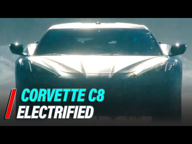 New Electrified 2024 Corvette C8 Teased With AWD | #shorts