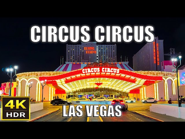 Circus Circus Las Vegas Walk - March 2024 - SpongeBob's Carnival Ride
