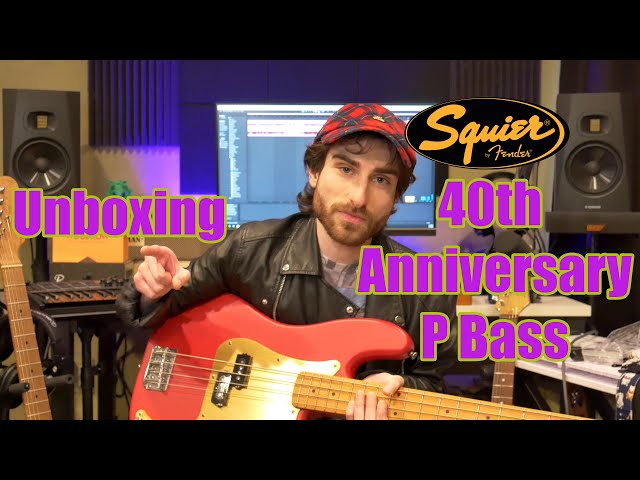 Squier 40th Anniversary Precision Bass - Unboxing / First Look