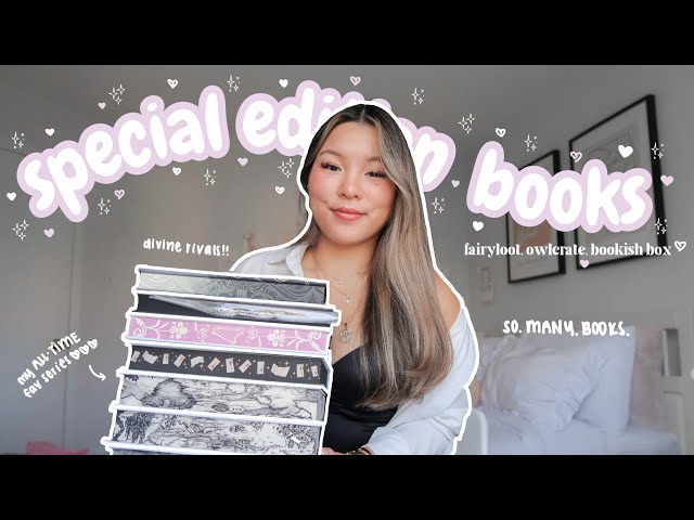 special edition book haul 🧸📦📖 fairyloot, owlcrate, bookish