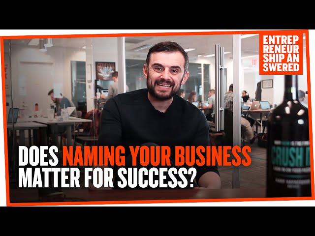 Does Naming Your Business Matter for Success?