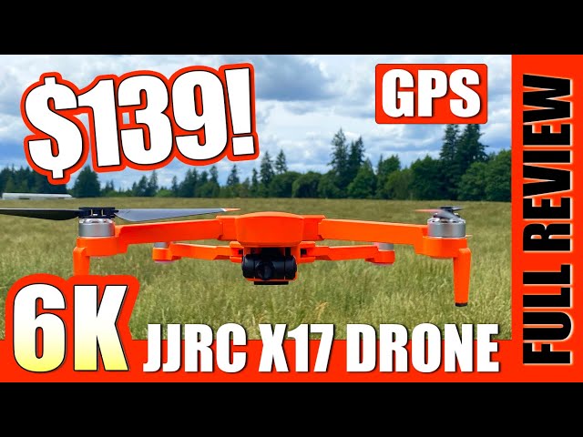 Fantastic 6K Drone! - JJRC X17 6K Foldable Gps Drone Review 💚