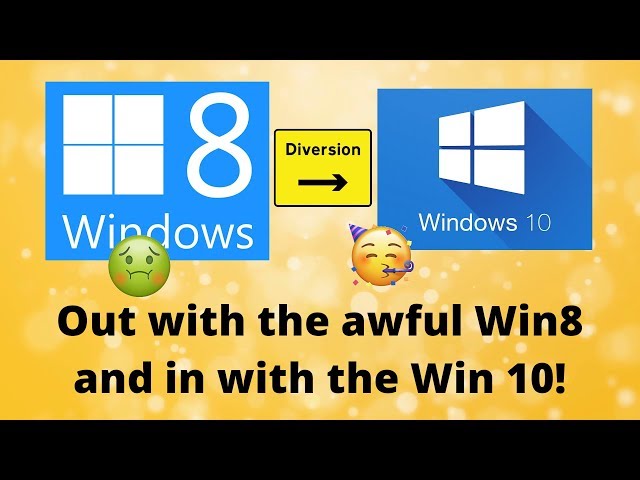 Install Win10 on ancient Win8 laptop