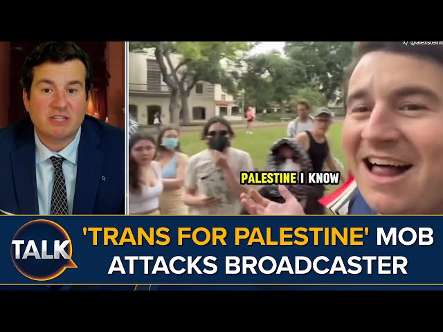'Trans For Palestine' Protesters Attack Broadcaster In Texas