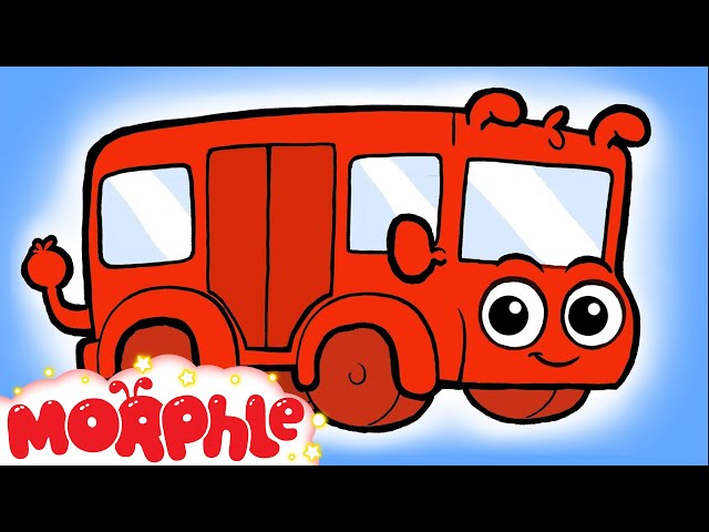 ♪ The wheels on the Bus go round and round Song ♪ nursery rhyme  - Morphle's Nursery Rhymes