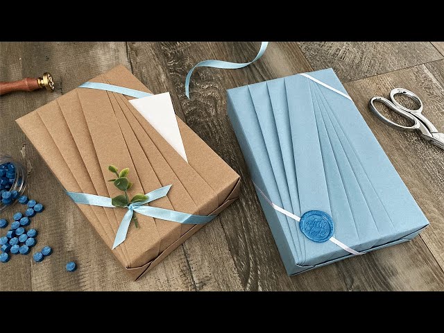 Pleated Pocket Gift Wrapping | Gift Wrapping Ideas