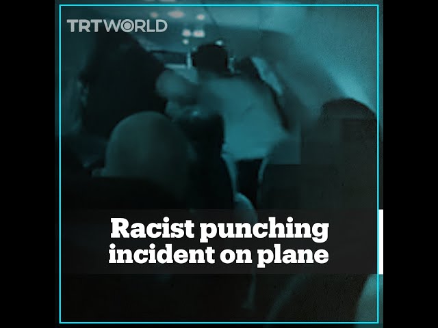 Man throws punch at woman on flight in reportedly racist incident