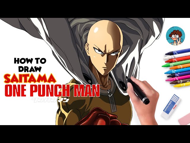 How To Draw Saitama From One Punch Man || Easy drawing for beginners || Easy drawings step by step